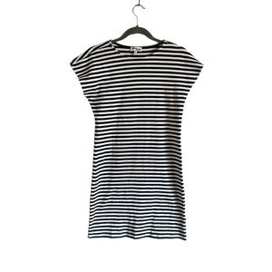 Striped mini tshirt/body con dress